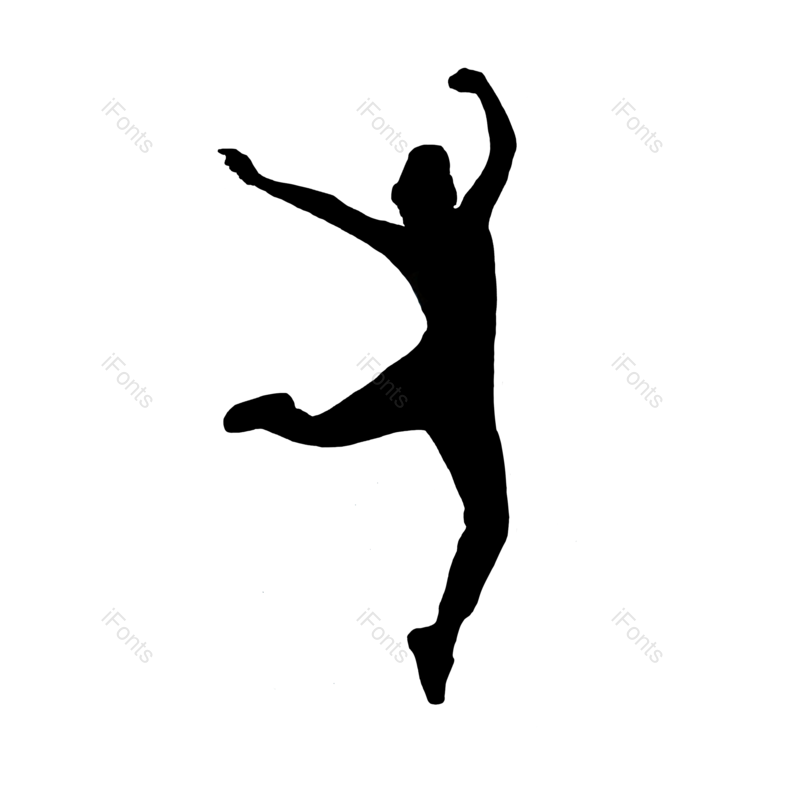 人物图片,街舞剪影元素,剪影PNG,舞蹈剪影免抠素材